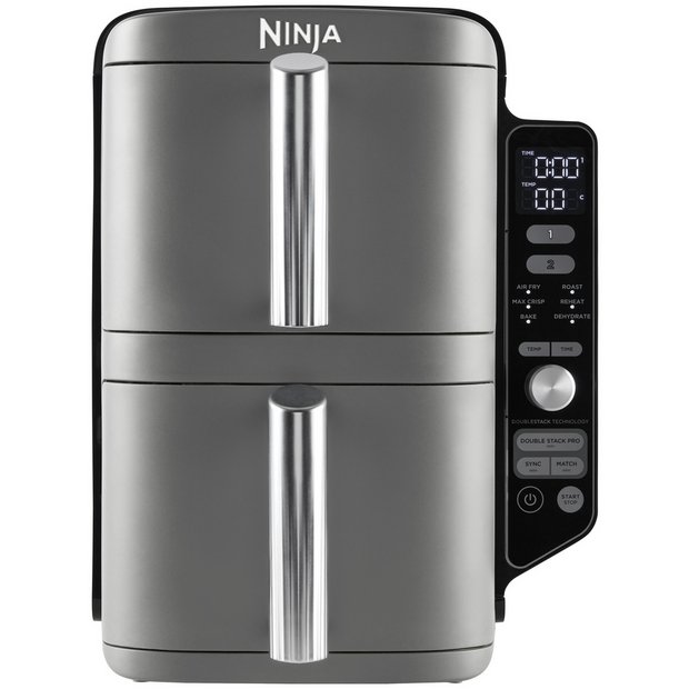 Ninja Double Stack XL SL400UK 9.5L Air Fryer - Grey