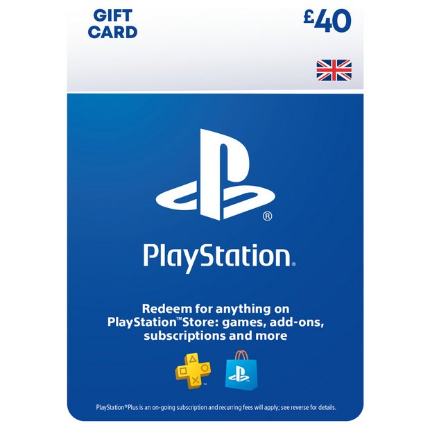 PlayStation Store 40 GBP Gift Card