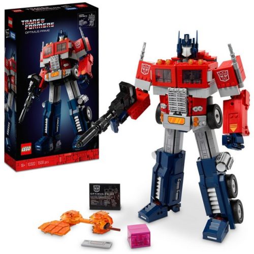 LEGO Icons Optimus Prime Transformers Robot Model Set 10302